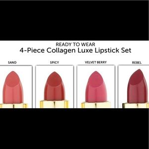 READY TO WEAR-4PC COLLAGEN LUXE LIPSTICK SET💝